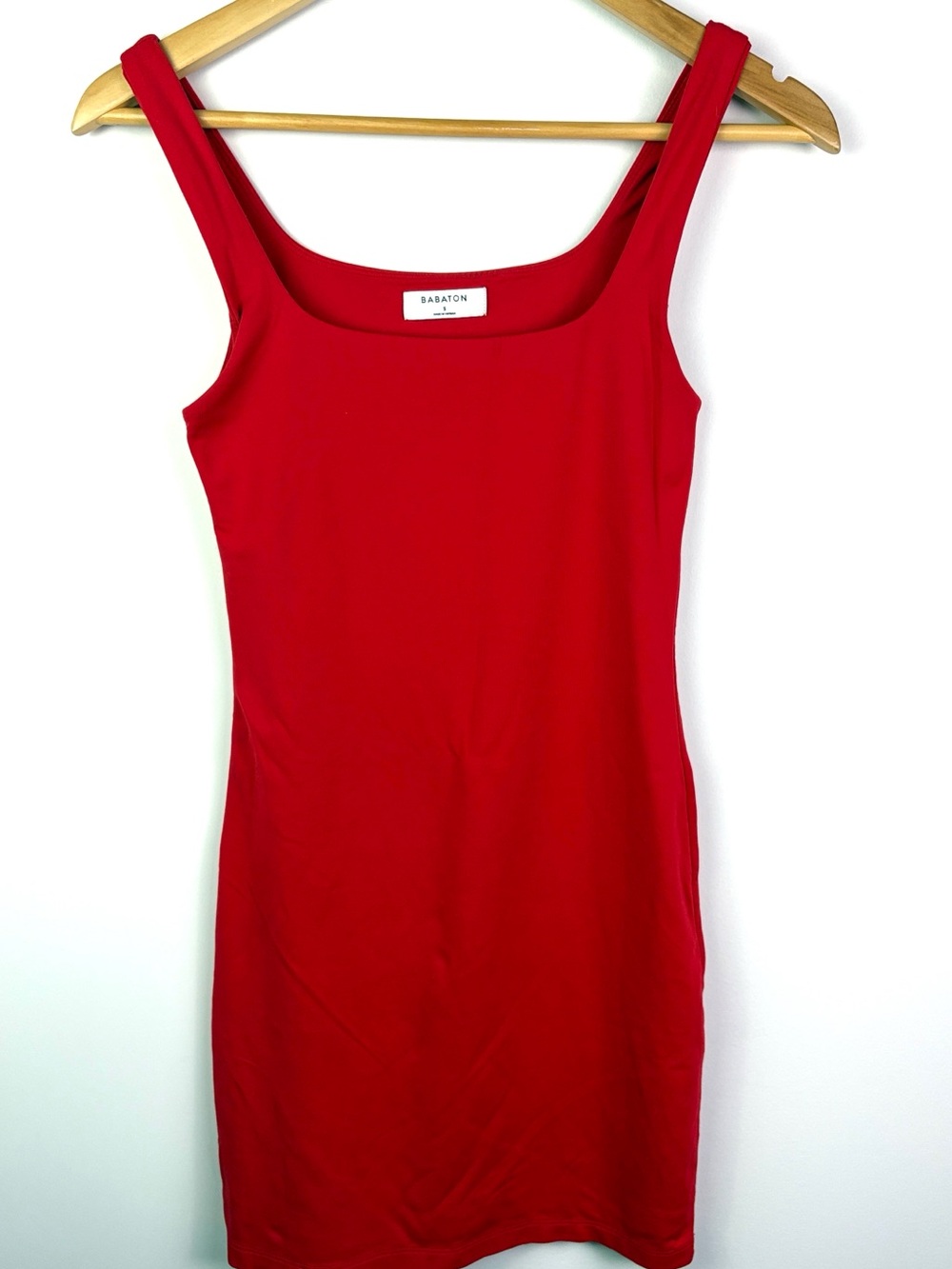 Aritzia Babaton Vibrant Red Mini Dress size S